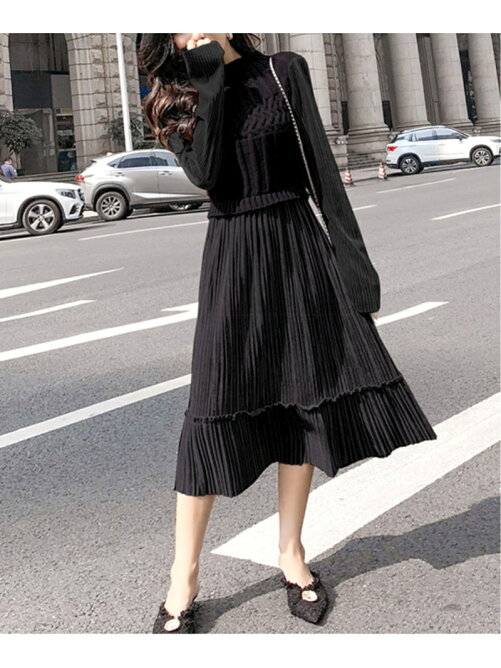 Primazel 光沢ベロア ケーブルニットワンピース Rakuten Fashion 楽天ファッション 旧楽天ブランドアベニュー Cb8546