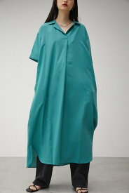 【SALE／30%OFF】AZUL BY MOUSSY SKIPPER SHIRT ONEPIECE アズールバイマウジー ワンピース・ドレス ワンピース ブラック グリーン ホワイト