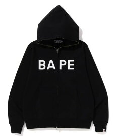 A BATHING APE BAPE FULL ZIP HOODIE -ONLINE EXCLUSIVE- ア ベイシング エイプ トップス パーカー・フーディー ブラック グレー ネイビー【送料無料】