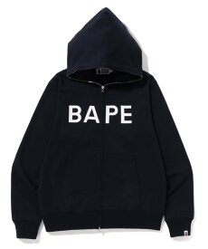 A BATHING APE BAPE FULL ZIP HOODIE -ONLINE EXCLUSIVE- ア ベイシング エイプ トップス パーカー・フーディー ブラック グレー ネイビー【送料無料】