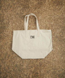 ADAM ET ROPE' FEMME 【PARROTT CANVAS】PCM CANVAS TOTE アダムエロペ バッグ トートバッグ ホワイト レッド【送料無料】