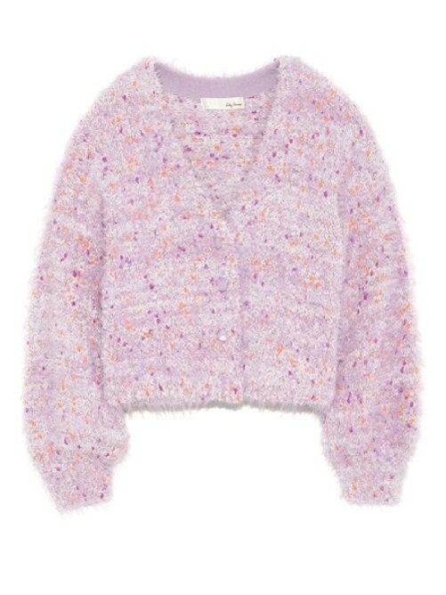 Lily Brown ミックスニットカーディガン Rakuten Fashion 楽天