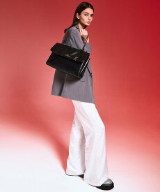 CHARLES & KEITH Kerry ケリー トップハンドルサッチェルバッグ チャールズアンドキース バッグ ショルダーバッグ ブラック【送料無料】