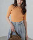 <洗える>マシンウォッシャブル前後2WAY5分袖ニット