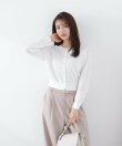 <ウォッシャブル/UV>ベーシックカーディガン 26SS