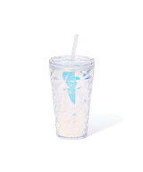 Francfranc オーロラ プラスチックタンブラー M ホワイト フランフラン 食器・調理器具・キッチン用品 グ…