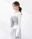 <a/mie>リボンニットビスチェ 26SS
