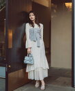 <a/mie>リボンニットビスチェ 26SS