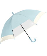 BACKYARD FAMILY 晴雨兼用 子供長傘 50cm55cm 透明窓付 ローラ ファッション雑貨 傘・長傘 パープル