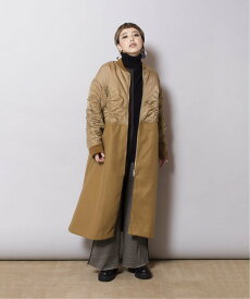 【SALE／41%OFF】OSMOSIS 切替ブルゾンコート オズモーシス ジャケット・アウター その他のジャケット・アウター ベージュ ブラック カーキ【送料無料】