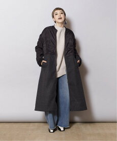 【SALE／41%OFF】OSMOSIS 切替ブルゾンコート オズモーシス ジャケット・アウター その他のジャケット・アウター ベージュ ブラック カーキ【送料無料】