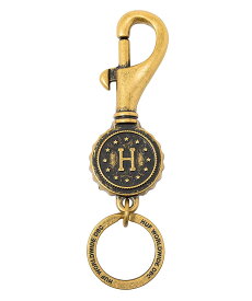 HUF GALAXY H KEY CHAIN HUF ハフ キーホルダー ハフ ファッション雑貨 チャーム・キーチェーン ゴールド シルバー