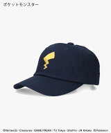 OVERRIDE ポケモン ピカチュウ アイコン キャップ キッズ オーバーライド 帽子 キャップ ベージュ ネイビー