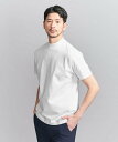 BEAUTY&YOUTH UNITED ARROWS 【WEB限定 WARDROBE SMART】クリア ガスコットン モックネック カットソー【抗菌・防臭】…