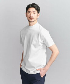 BEAUTY&YOUTH UNITED ARROWS 【WEB限定 WARDROBE SMART】クリア ガスコットン モックネック カットソー【抗菌・防臭】 ビューティー＆ユース　ユナイテッドアローズ トップス カットソー・Tシャツ ネイビー ブラック ホワイト【送料無料】
