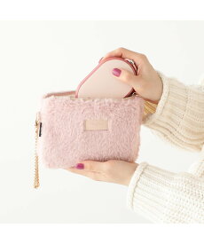 【SALE／30%OFF】Francfranc 両手を温められるカイロポーチ ピンク フランフラン 財布・ポーチ・ケース ポーチ ピンク