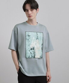 tk.TAKEO KIKUCHI コンシールドエンブロTシャツ ティーケータケオキクチ トップス カットソー・Tシャツ ホワイト ブラック ブルー【送料無料】