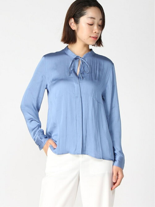 Banana Republic W サテン タイネック シャツ Rakuten Fashion 楽天ファッション 旧楽天ブランド アベニュー Cn3549