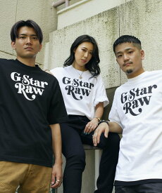 G-Star RAW 【公式ショップ】UNISEX FOXY BOXY T-SHIRT/オーバーサイズロゴTシャツ ジースターロゥ トップス カットソー・Tシャツ ホワイト【送料無料】