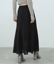 DRESSTERIOR CODE A｜sheer flare skirt ドレステリア スカート ロング・マキシスカート ホワイト ブラック ブルー【送料無料】