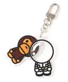 A BATHING APE MILO COSMOS ACRYLIC KEYCHAIN ア ベイシング エイプ ファッション雑貨 チャーム・キーチェーン ホワイト