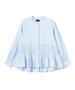 TOMORROWLAND BUYING WEAR �y�ʒ��zne Quittez pas BLACK Tuck �X�g���C�v �u���E�X �g�D�����[�����h �g�b�v�X �V���c�E�u���E�X �u���b�N�y���������z