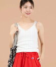 アイレット レース Vネック キャミソール