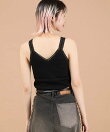 アイレット レース Vネック キャミソール