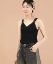 アイレット レース Vネック キャミソール