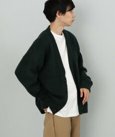 【SALE／70%OFF】BEAMS HEART BEAMS HEART / シャギー ビッグ カーディガン ビームス アウトレット トップス ニット イエロー ブラック グリーン