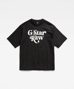 �ySALE�^40%OFF�zG-Star RAW �y�����V���b�v�zUNISEX FOXY BOXY T-SHIRT/�I�[�o�[�T�C�Y�O���t�B�b�N���ST�V���c �W�[�X�^�[���D �g�b�v�X �J�b�g�\�[�ET�V���c �u���b�N