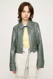 SLY CROP F/LEATHER ZIP ジャケット スライ ジャケット・アウター その他のジャケット・アウター ブラック ホワイト ブラウン【送料無料】