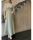カシュクールハイウエストマーメイドドレス