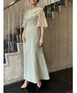 カシュクールハイウエストマーメイドドレス