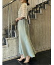 カシュクールハイウエストマーメイドドレス