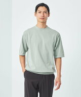 【SALE／50%OFF】UNITED ARROWS green label relaxing A+ テンジク クルーネック 半袖 ニット -ハンドウ…