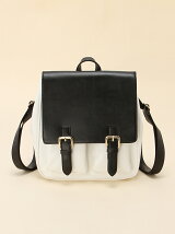 【BROWNY STANDARD】(L)ダブルポケットスクエアリュック