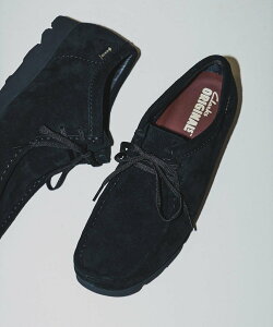 BEAMS Clarks ORIGINALS / Wallabee GORE-TEX(R) Black Suede r[X  V[YEC ̑̃V[YEC ubNyz