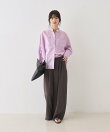 【セットアップ対応】【新色登場】キュプラフィブリル ワイドパンツ