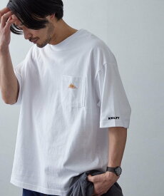 KELTY ＜UVカット・接触冷感・吸水速乾＞別注 ワンポイント ヴィンテージロゴ クルーネック ポケットTシャツ 【限定展開】 フリークスストア トップス カットソー・Tシャツ ブラック ベージュ ホワイト ピンク グレー グリーン ネイビー【送料無料】