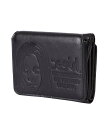 EMBOSSED FACE MINI WALLET