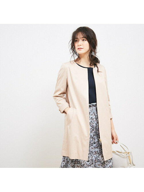 Rouge Vif La Cle Web別注 フード付きノーカラーコート Rakuten