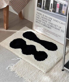 【SALE／10%OFF】Ein Ein/(W)Ein/モダンデザイン モノトーン スクエア ラグ チェルカ インテリア・生活雑貨 カーペット・ラグ・マット ホワイト