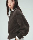 シャギー ブークレ ニット 26AW 秋新作 ロングシーズン イージーケア