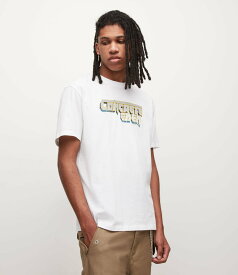 【SALE／70%OFF】ALLSAINTS (M)CRETE SS CREW オールセインツ トップス カットソー・Tシャツ ホワイト