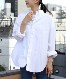 THE SHINZONE THE SHINZONE/(W)BROAD DADDY SHIRT ステップス トップス シャツ・ブラウス ブルー ホワイト【送料無料】