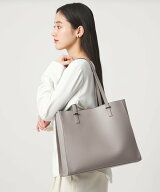 UNITED ARROWS green label relaxing 【WEB限定】ワンポイント シンプル トートバッグ(ソフトPCバッグ付)…
