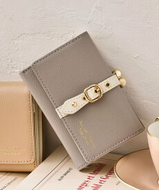 Samantha Thavasa Petit Choice フロントベルト 折財布 サマンサタバサプチチョイス 財布・ポーチ・ケース 財布 グレー ホワイト グリーン ネイビー ピンク ブラック【送料無料】