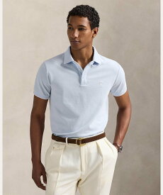 【SALE／30%OFF】POLO RALPH LAUREN カスタム スリム フィット ストレッチ オックスフォード メッシュ ポロシャツ ラルフローレン トップス ポロシャツ ブルー【送料無料】