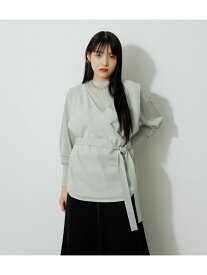 【SALE／66%OFF】AZUL BY MOUSSY CACHECOEUR SET KNIT TOPS アズールバイマウジー トップス ニット ホワイト ブラック グリーン